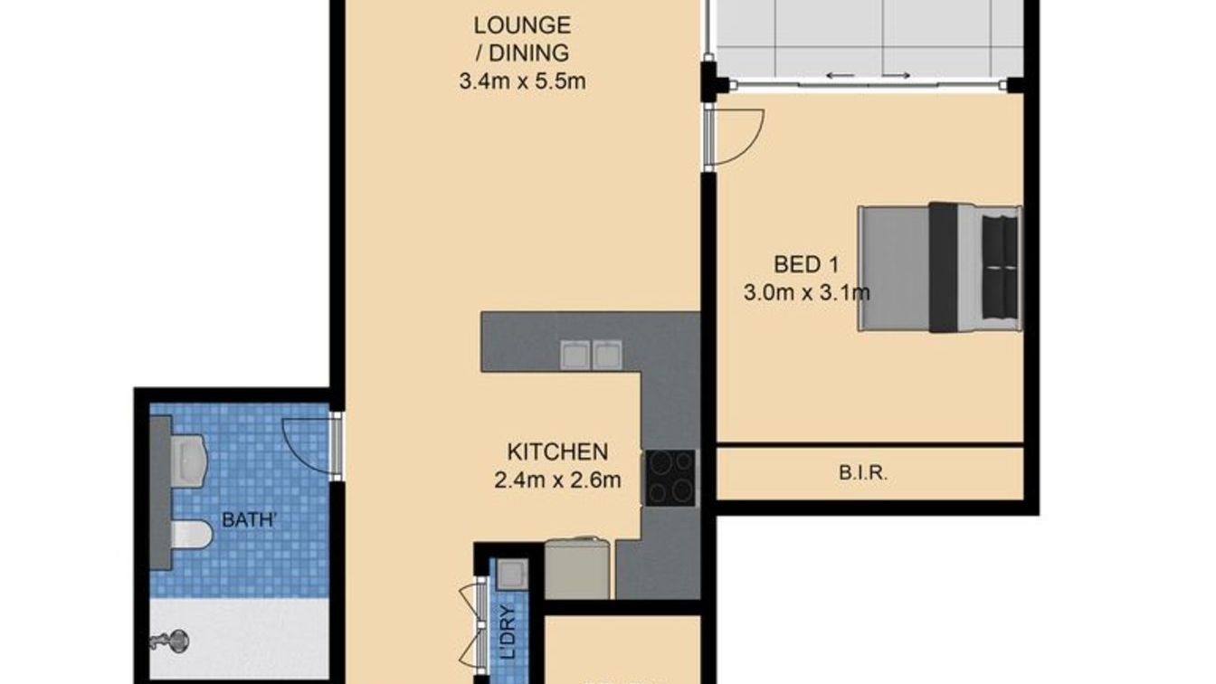 BRAND NEW 1 BEDROOM + STUDY - KEY WORKER APARTMENTS - Block C/101 Waterloo Rd, Macquarie Park NSW 2113 - 6