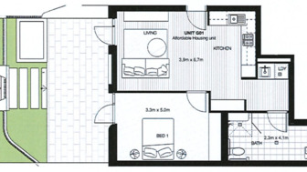 Affordable Housing - Women's Housing Company - Elegant 1 bedroom Unit - g01/30 Newcastle St, Rose Bay NSW 2029 - 3