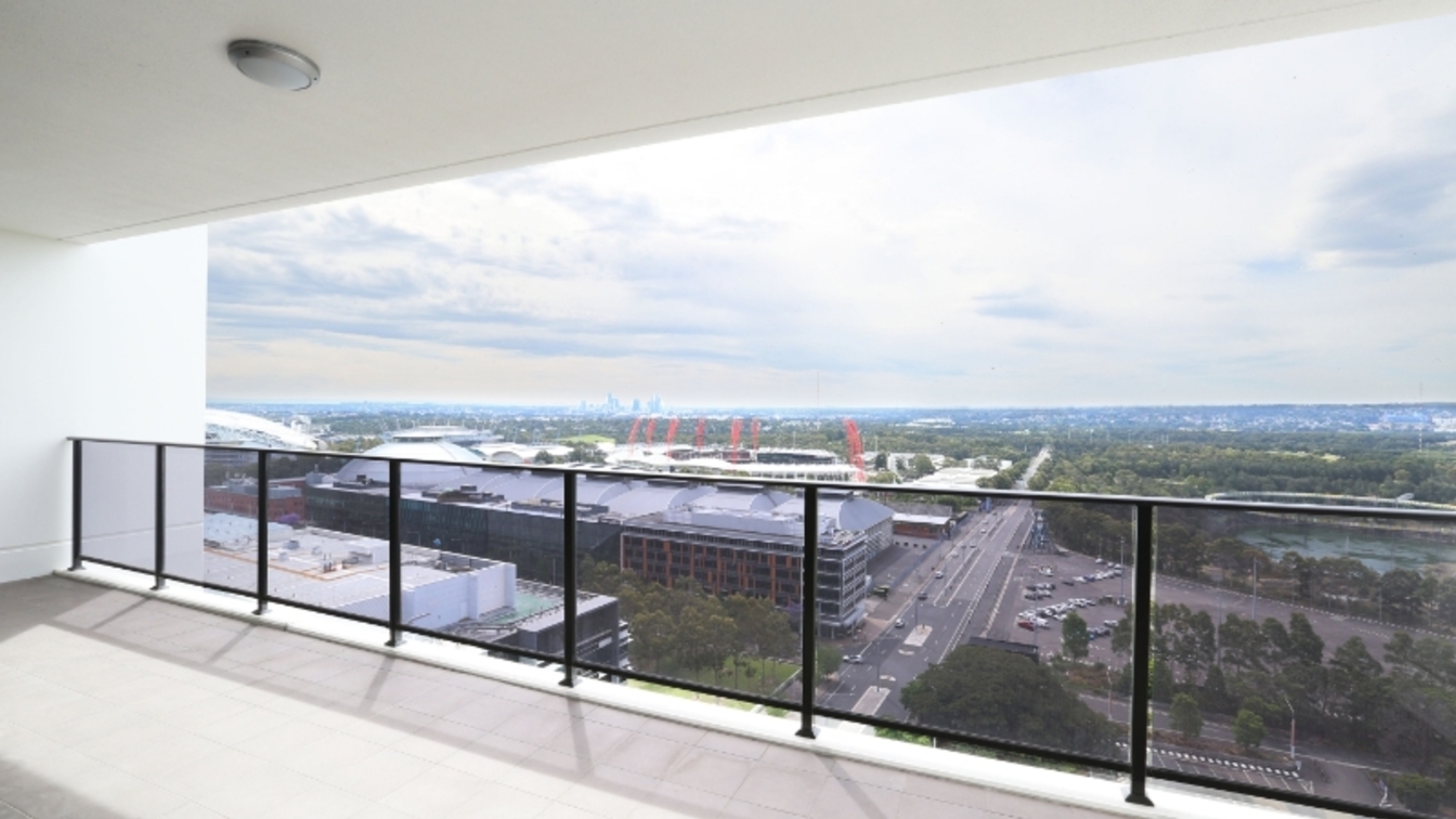 Affordable Housing - Impressive 2-bedroom apartment with a semi-separated study! - 1702/11 Australia Ave, Sydney Olympic Park NSW 2127 - 1