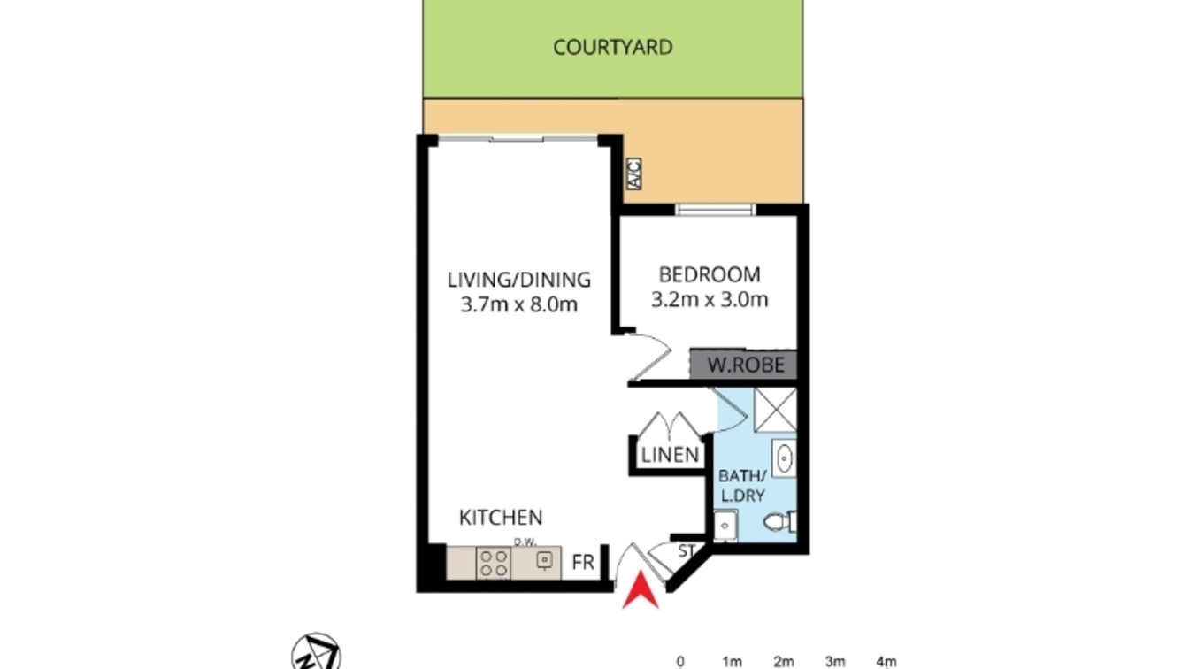Stylish Courtyard Apartment (Affordable Housing) - 4/2 Morotai Ave, Riverwood NSW 2210 - 7